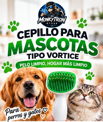CEPILLO PARA MASCOTAS TIPO VORTICE
